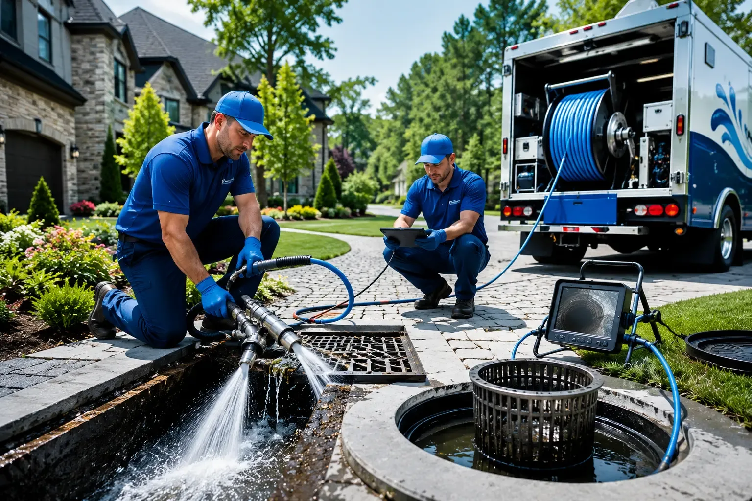 Local outdoor drain cleaning professionals in Trumbauersville, PA