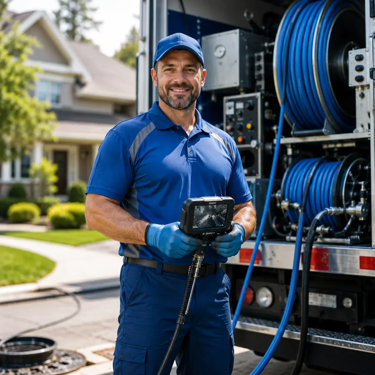 Local outdoor drain cleaning specialists in Trumbauersville, PA